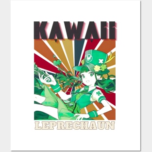 Kawaii Leprechaun Posters and Art